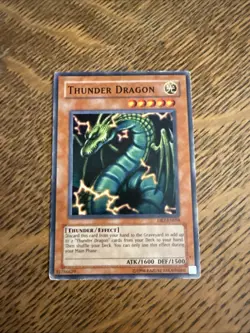 THUNDER DRAGON SUPER RARE 1ST EDITION HISU-EN046 YUGIOH! - Image 1