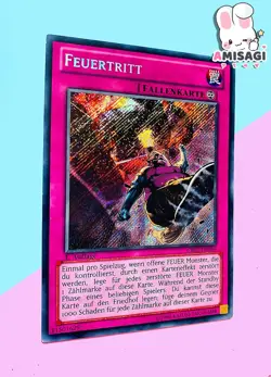 Yu-Gi-Oh! - Karte Feuertritt Secret Rare CBLZ-DE089 Deutsch 1. Auflage - Image 2