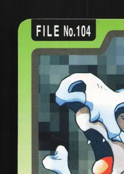 Cubone No.104 MP Bandai Carddass File Japanese Pokemon Card TCG - Image 4