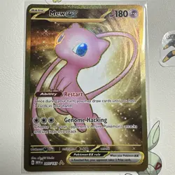 Mew ex 205/165 Scarlet & Violet 151 Full Art Secret Rare Holo Pokemon Card NM - Image 1