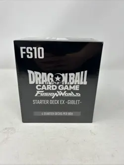 Dragon Ball Super EX Giblet Card Game Fusion World 4 x Starter Deck FS10 Sealed - Image 1