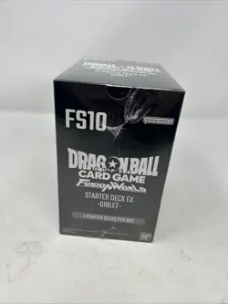 Dragon Ball Super EX Giblet Card Game Fusion World 4 x Starter Deck FS10 Sealed - Image 2