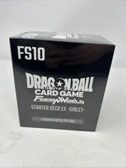 Dragon Ball Super EX Giblet Card Game Fusion World 4 x Starter Deck FS10 Sealed - Image 3