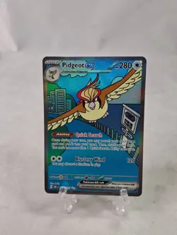Pokemon TCG Pidgeot EX Holo Card 225/197 Obsidian Flames - Image 1