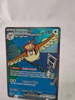 Pokemon TCG Pidgeot EX Holo Card 225/197 Obsidian Flames - Image 5