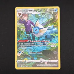 Pokemon TCG Card Vaporeon TG02/TG30 Brilliant Stars Trainer Gallery - MP - Image 1