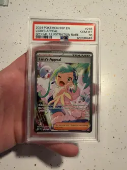 Pokemon TCG Lisia's Appeal Full Art Trainer Card 246/191 Surging Sparks PSA 10 - Image 1