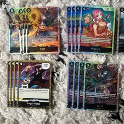 One Piece SR bundle and AA 28x cards (black) - Image 4