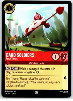 #129 Card Soldiers - Royal Troops PLAYSET x4 Disney Lorcana Archazia's Island 4x - Image 2