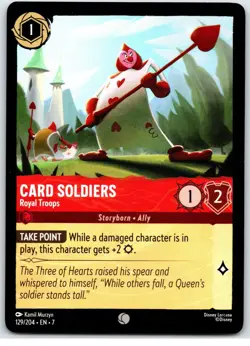 #129 Card Soldiers - Royal Troops PLAYSET x4 Disney Lorcana Archazia's Island 4x - Image 4