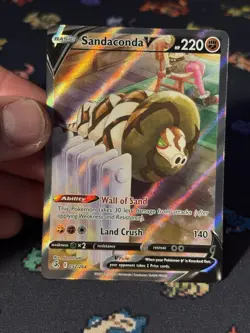 Pokemon Cards Sandaconda 252/264 Alternative Art Fusion Strike - (NM) - Image 2