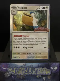 Pokemon Card Pellipper SVPEN 022 Paldea Evolved Stamped Staff Promo Near Mint - Image 1