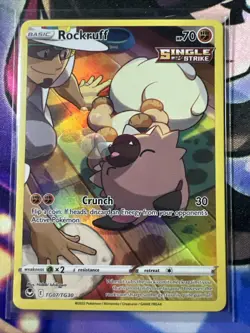 Rockruff - TG07/TG30 - Pokemon Silver Tempest Trainer Gallery Holo Card NM - Image 1