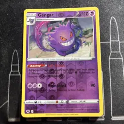 Pokemon TCG Gengar Holo Rare Card Sword & Shield -085/202- NM Condition - Image 3