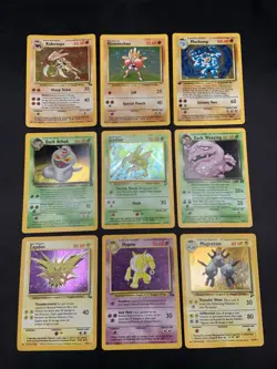 Vintage Pokemon Cards Rare Holo Lot WOTC Era Only - Image 1