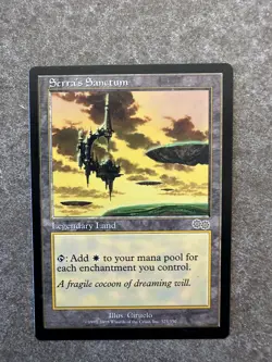 Magic The Gathering MTG Serra's Sanctum - Urza's Saga NM Unplayed - Image 1