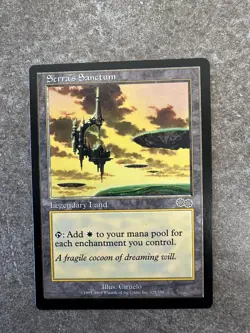 Magic The Gathering MTG Serra's Sanctum - Urza's Saga NM Unplayed - Image 1