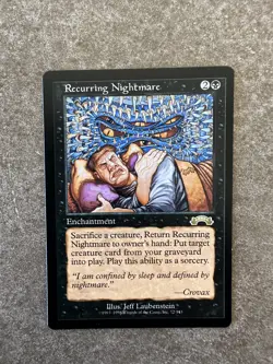 Magic The Gathering MTG Recurring Nightmare - Exodus NM Unplayed - Image 1