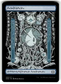 Island (268) - Full Art Phyrexia: All Will Be One MTG - Image 1