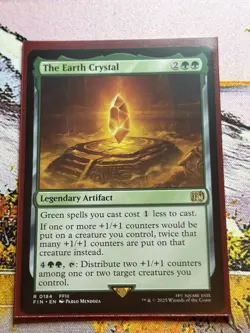 MTG Final Fantasy The Earth Crystal Legendary Artifact RARE REGULAR #0184 - Image 4