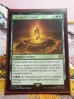 MTG Final Fantasy The Earth Crystal Legendary Artifact RARE REGULAR #0184 - Image 5