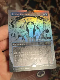 Psychic Corrosion • Rainbow Foil • Secret Lair • Pack Fresh • Mtg (1924) - Image 2