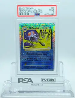 2002 POKEMON LEGENDARY COLLECTION TENTACRUEL #66 REVERSE PSA 9 MINT #41384341 - Image 2