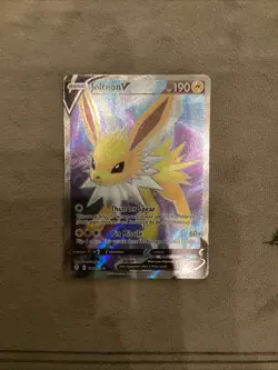 Jolteon V 177/203 SWSH Evolving Skies Full Art Ultra Rare Holo Pokemon 2021 NM - Image 1