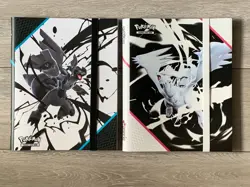 Pokemon TCG - White Flare Reshiram & Black Bolt Zekrom Binder One of Each - Image 1