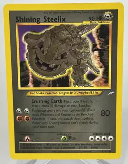SHINING STEELIX 2002 POKEMON NEO DESTINY #112 LP - Image 1