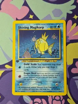 Pokemon TCG Neo Revelation 1st Edition Shining Magikarp 66/64 Holo Near Mint - Image 1