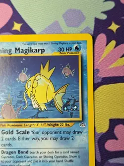 Pokemon TCG Neo Revelation 1st Edition Shining Magikarp 66/64 Holo Near Mint - Image 3