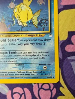 Pokemon TCG Neo Revelation 1st Edition Shining Magikarp 66/64 Holo Near Mint - Image 4