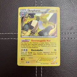Pokemon TCG - Ampharos - 40/124 - Dragons Exalted - LP Cosmos Holo Rare (2012) - Image 1