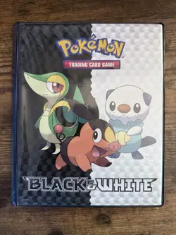 Pokemon Collection Vintage And Mid Era In Vintage Black & White Binder Full READ - Image 2