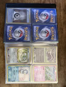 Pokemon Collection Vintage And Mid Era In Vintage Black & White Binder Full READ - Image 3