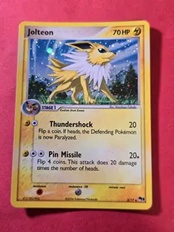 2006 Pokemon Organized Play Series 3 #3B Jolteon HOLO, Rare, cd3 - Image 1