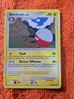 2008 Pokemon Diamond and Pearl Stormfront #37 Electrode, UC, NF/H, cd11 - Image 1