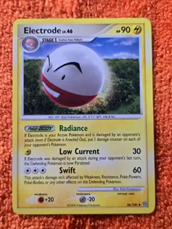 2008 Pokemon Diamond and Pearl Stormfront #36 Electrode, UC, NF/H, cd1 - Image 1