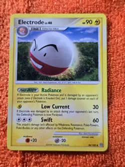 2008 Pokemon Diamond and Pearl Stormfront #36 Electrode, UC, NF/H, cd12 - Image 1