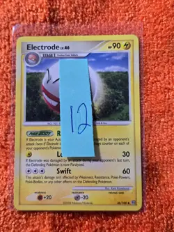 2008 Pokemon Diamond and Pearl Stormfront #36 Electrode, UC, NF/H, cd12 - Image 3