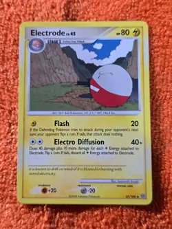 2008 Pokemon Diamond and Pearl Stormfront #37 Electrode, UC, NF/H, cd8 - Image 1