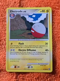 2008 Pokemon Diamond and Pearl Stormfront #37 Electrode, UC, NF/H, cd9 - Image 1
