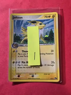 2006 Pokemon Organized Play Series 3 #3B Jolteon HOLO, Rare, cd1 - Image 3