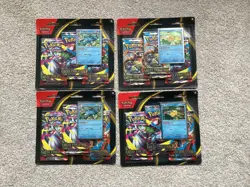 Pokemon Mega Evolution Blister Pack Sets 2 x Golduck + 2 x Psyduck New IN HAND - Image 1