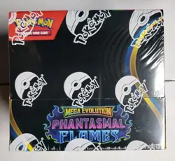 Factory Sealed Pokemon Mega Evolution Phantasmal Flames Booster Box Brand New - Image 1