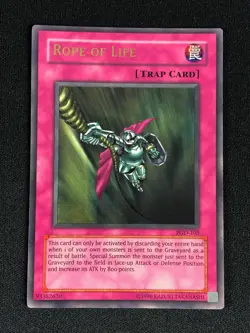 YUGIOH ROPE OF LIFE PGD-105 ULTRA LIGHT PLAY - Image 1