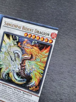 YuGiOh! Sangenpai Bident Dragon MP25 - Error Misprint Miscut 1st Edition NM - Image 4