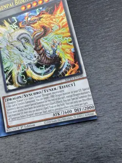 YuGiOh! Sangenpai Bident Dragon MP25 - Error Misprint Miscut 1st Edition NM - Image 5
