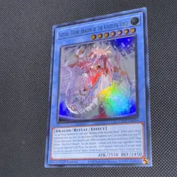 Yu-Gi-Oh TCG Saffira, Divine Dragon of the Voiceless Voice Lde EN034 Ultra NM - Image 3